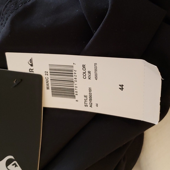 Quiksilver Standard Manic 22 Inch Length Cargo Pocket Boardshort W44 - Picture 8 of 8